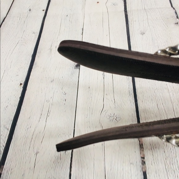 Abercrombie & Fitch braided silver strap slippers - Picture 7 of 8